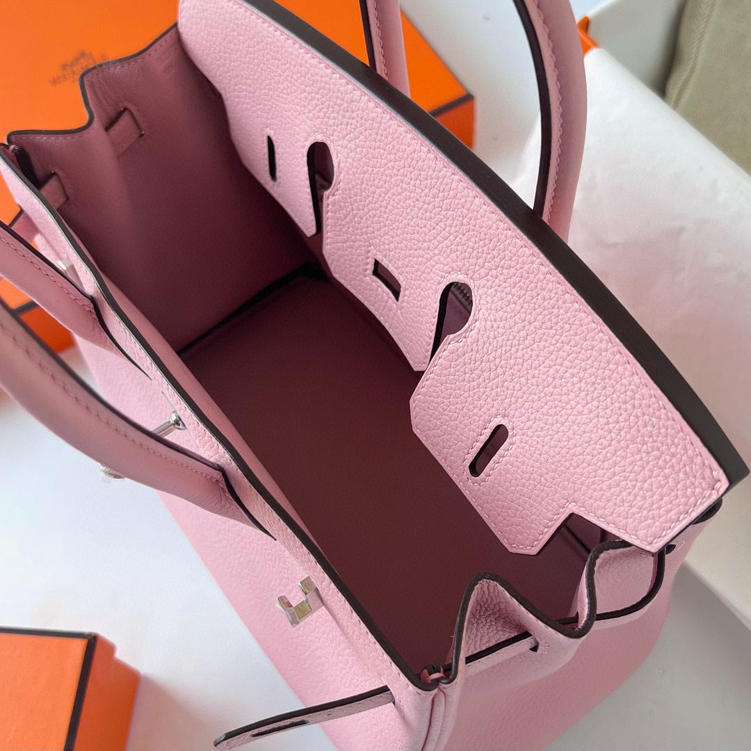 BIRKIN 25CM TOGO 3Q ROSE SAIURA PHW
