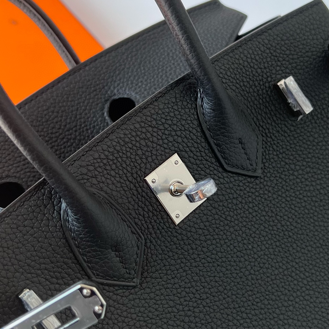 BIRKIN 25CM TAURILLON CLEMENCE 89 NOIR PHW BIRKIN 25CM TAURILLON CLEMENCE 89 NOIR PHW