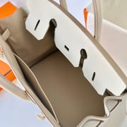 BIRKIN 30CM TAURILLON CLEMENCE 10 CRAIE GHW