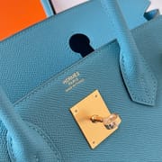 BIRKIN 30CM SELLIER EPSOM P3 BLEU DU NORD GHW