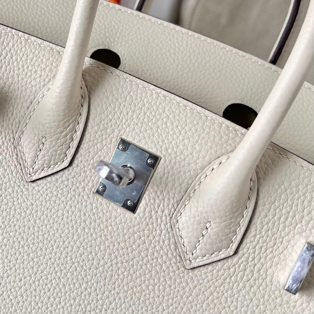 BIRKIN 25CM TAURILLON CLEMENCE I2 NATA PHW