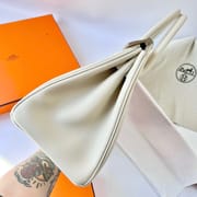 BIRKIN 30CM TAURILLON CLEMENCE 10 CRAIE GHW