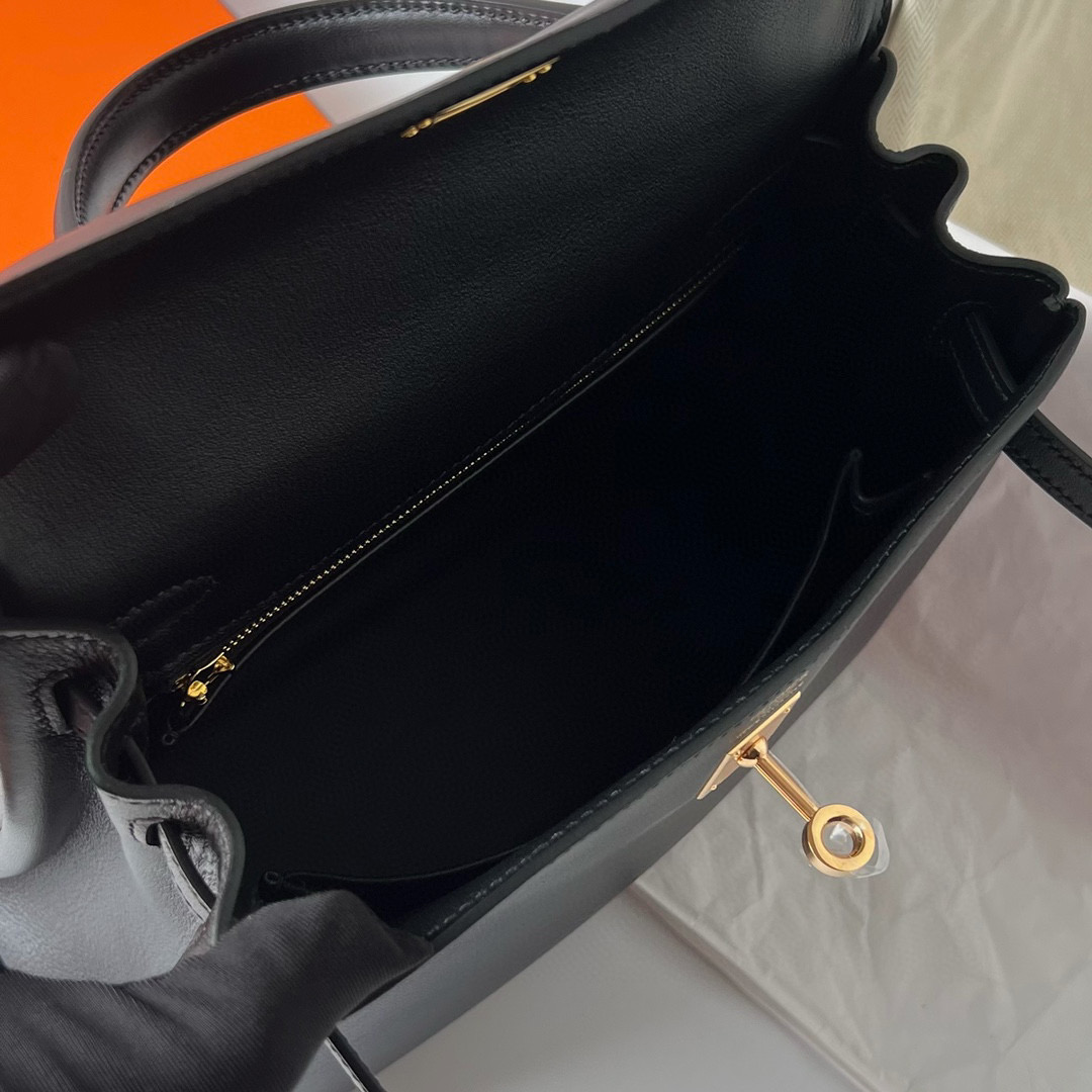 KELLY 25CM SWIFT 89 NOIR GHW