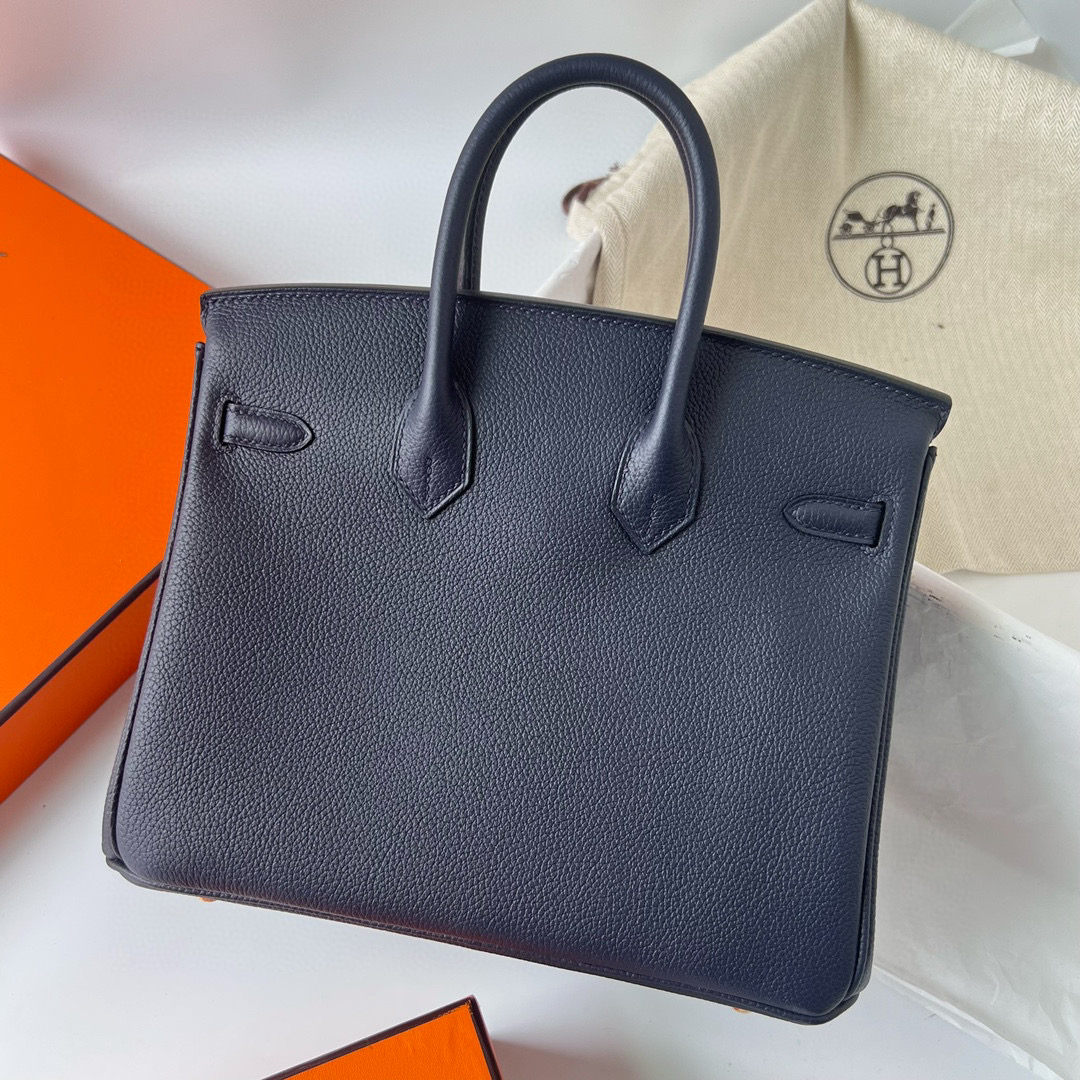 BIRKIN 25CM TAURILLON CLEMENCE 2Z BLUE NUIT GHW BIRKIN 25CM TAURILLON CLEMENCE 2Z BLUE NUIT GHW