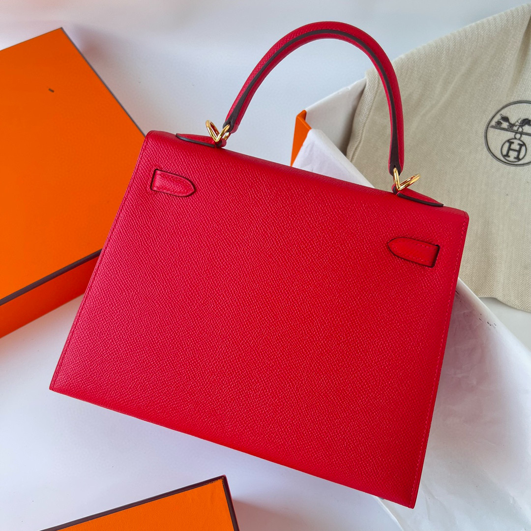KELLY 25CM SELLIER EPSOM Q5 ROSE CASAQUE GHW KELLY 25CM SELLIER EPSOM Q5 ROSE CASAQUE GHW