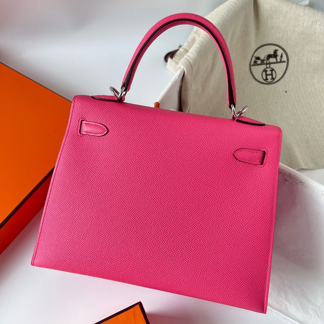 KELLY 25CM SELLIER EPSOM 8W ROSE AZALEE PHW