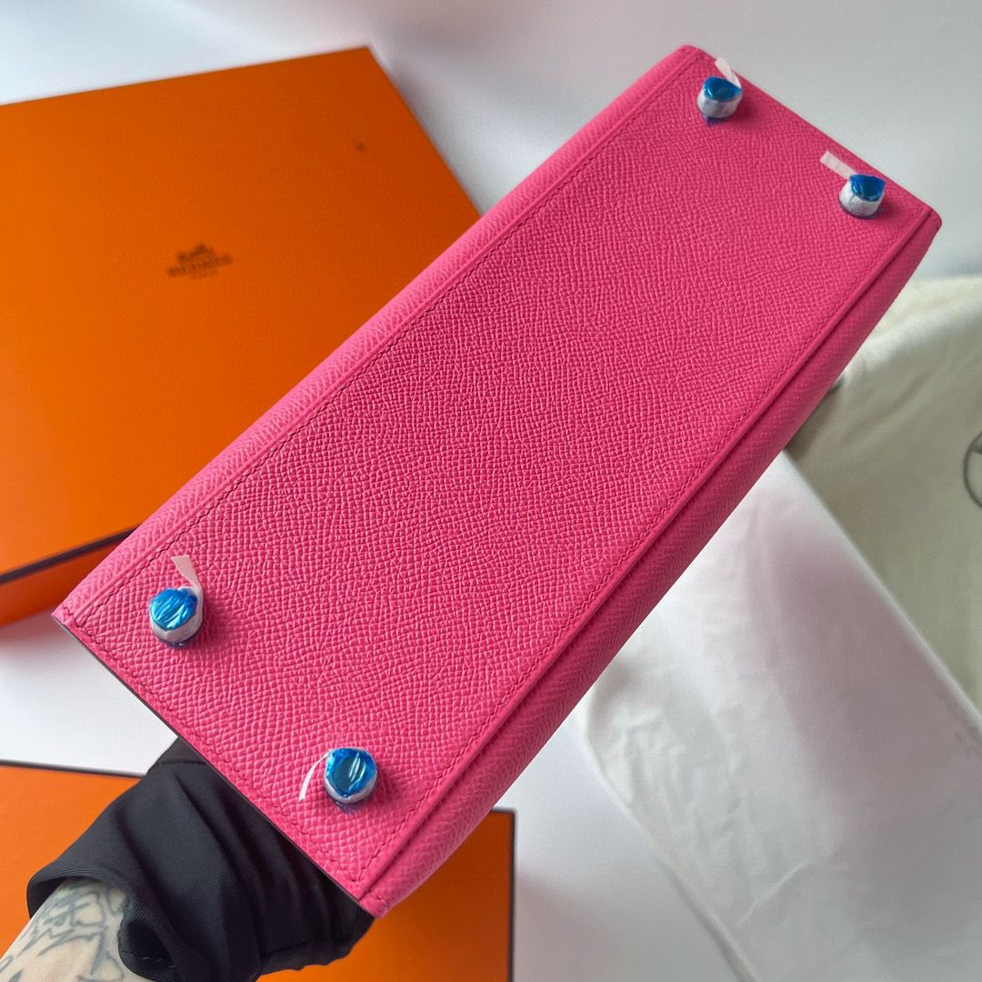 KELLY 25CM SELLIER EPSOM 8W ROSE AZALEE PHW