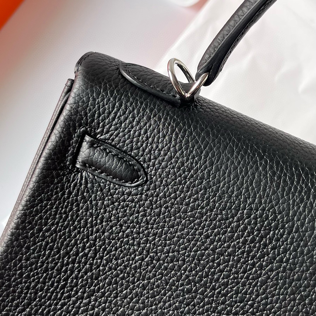 KELLY 25CM TAURILLON CLEMENCE 89 NOIR PHW KELLY 25CM TAURILLON CLEMENCE 89 NOIR PHW