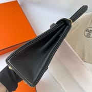 KELLY 25CM TOGO 89 NOIR GHW