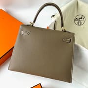 KELLY 25CM SELLIER EPSOM 18 ETOUPE GHW