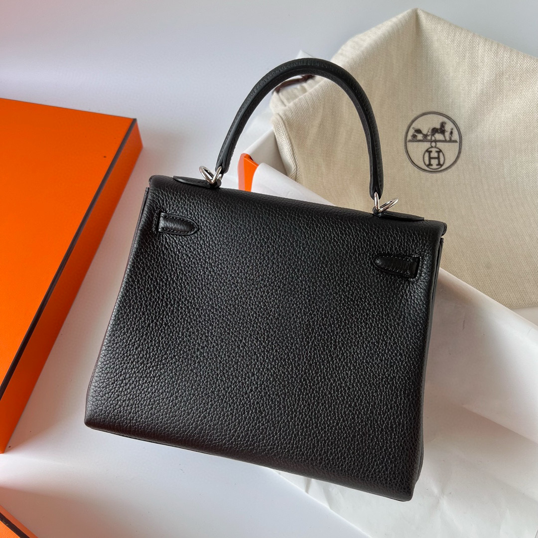 KELLY 25CM TAURILLON CLEMENCE 89 NOIR PHW KELLY 25CM TAURILLON CLEMENCE 89 NOIR PHW