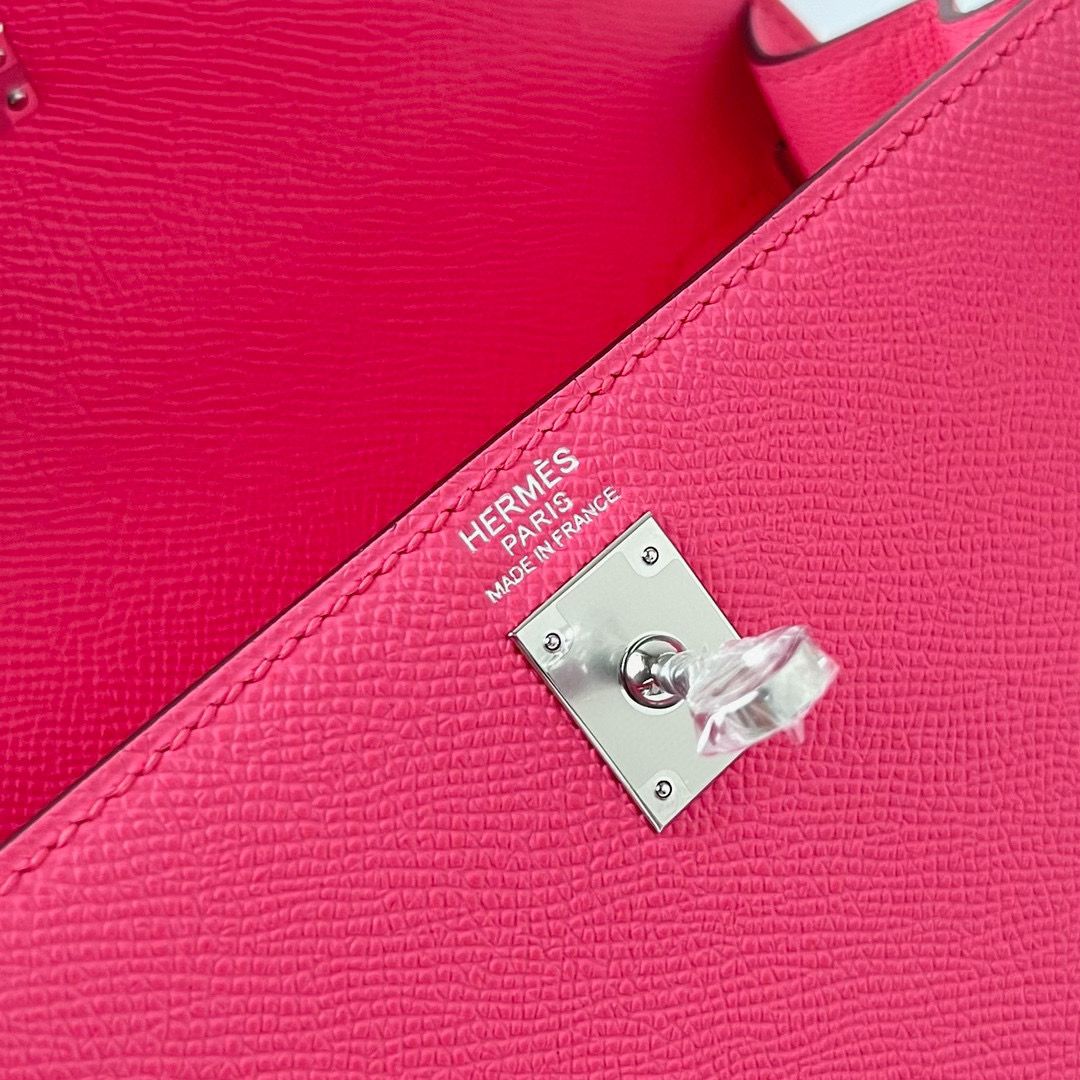 KELLY 25CM SELLIER EPSOM 8W ROSE AZALEE PHW