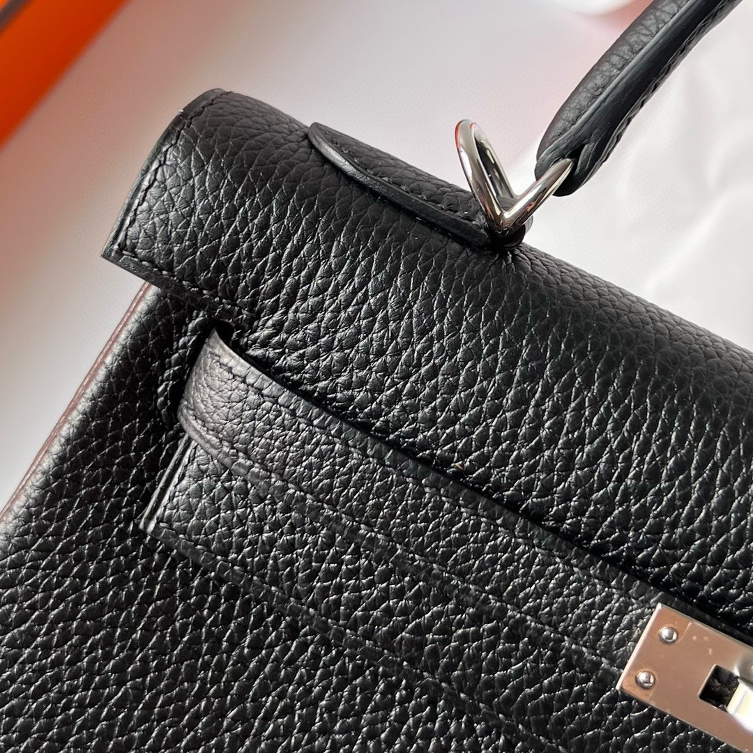 KELLY 25CM TAURILLON CLEMENCE 89 NOIR PHW KELLY 25CM TAURILLON CLEMENCE 89 NOIR PHW