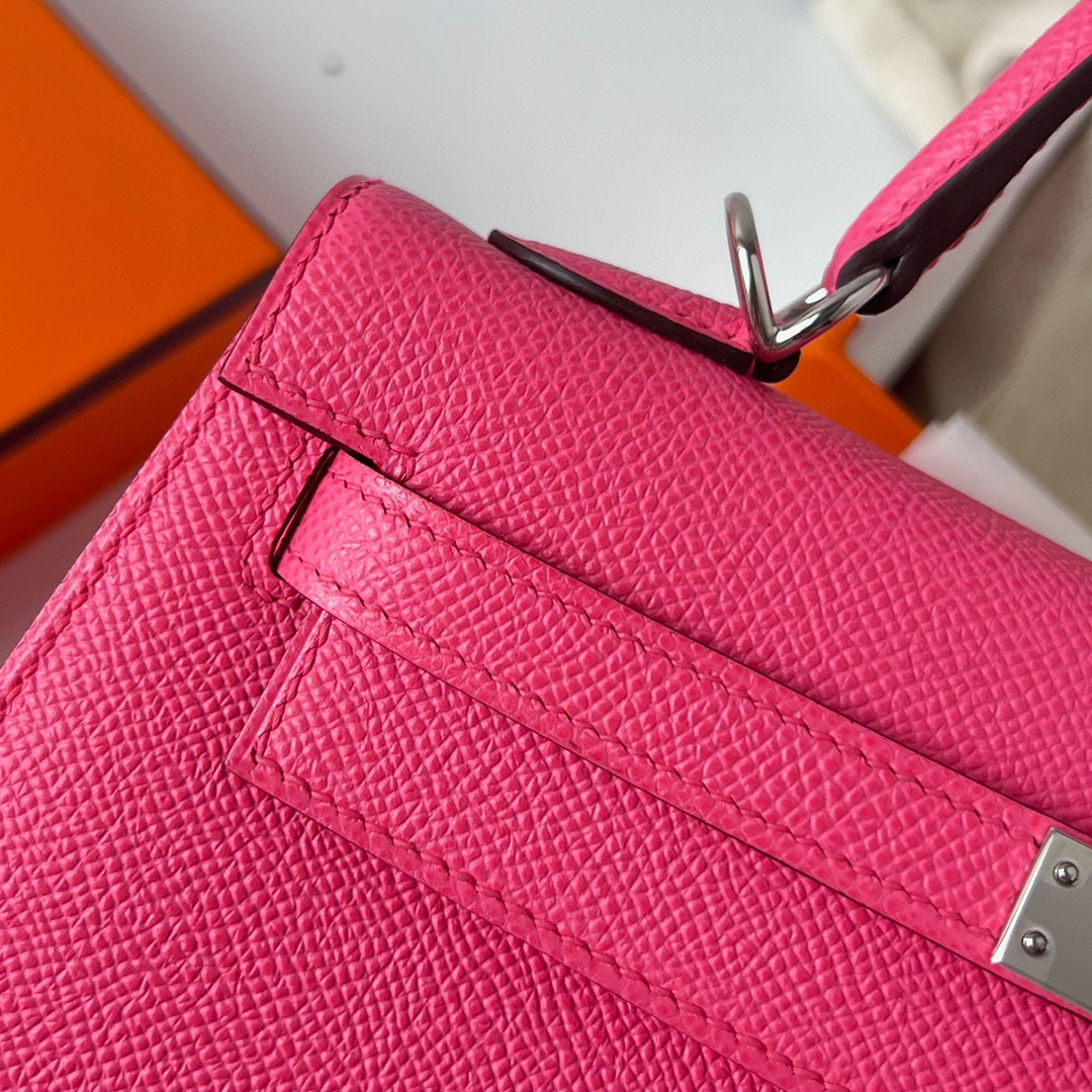KELLY SELLIER 25CM EPSOM 8W ROSE AZALEE PHW