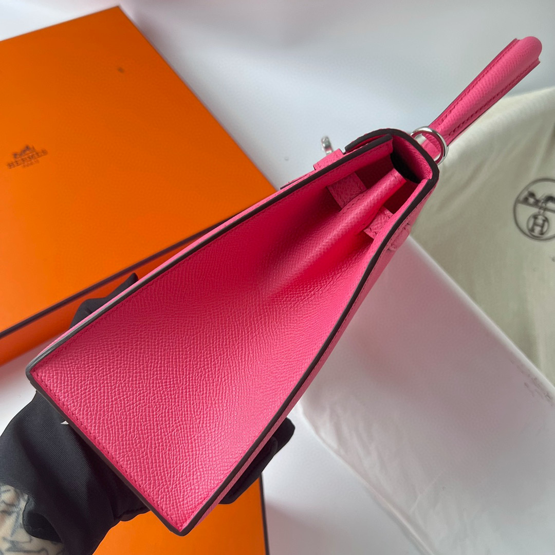 KELLY SELLIER 25CM EPSOM 8W ROSE AZALEE PHW
