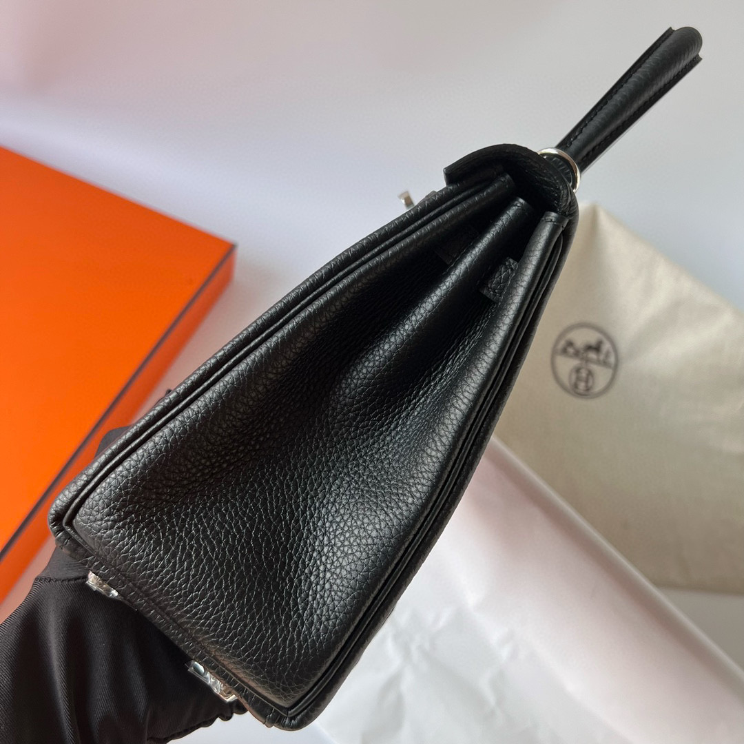 KELLY 25CM TAURILLON CLEMENCE 89 NOIR PHW KELLY 25CM TAURILLON CLEMENCE 89 NOIR PHW