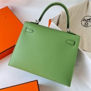 KELLY 25CM SELLIER EPSOM  PHW