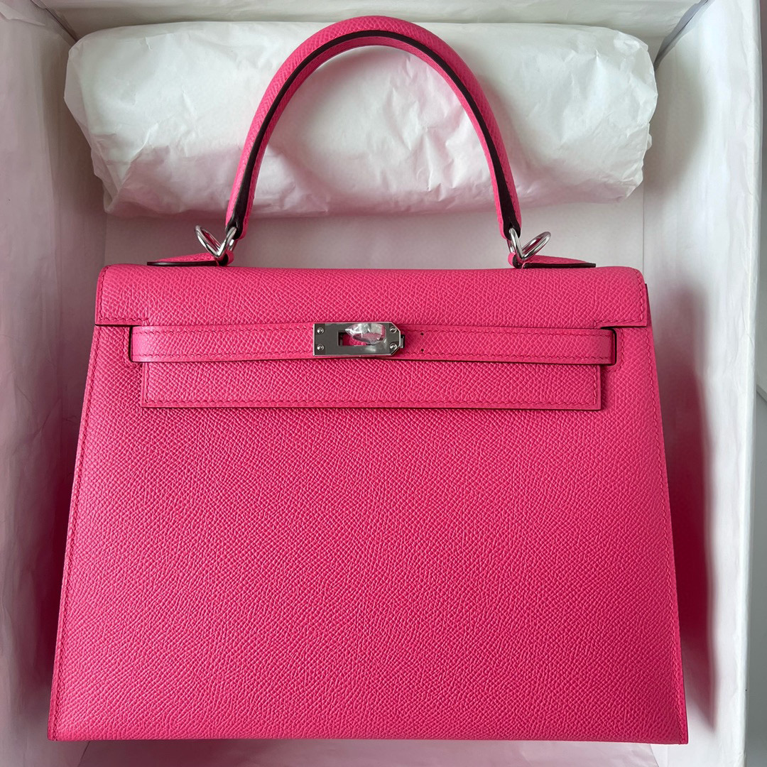 KELLY SELLIER 25CM EPSOM 8W ROSE AZALEE PHW