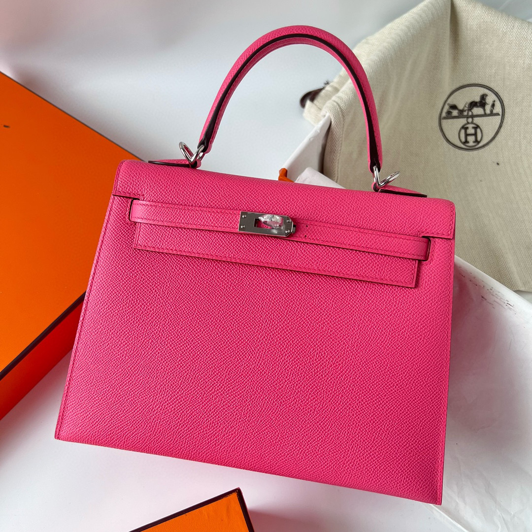 KELLY SELLIER 25CM EPSOM 8W ROSE AZALEE PHW