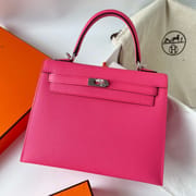 KELLY 25CM SELLIER EPSOM 8W ROSE AZALEE PHW