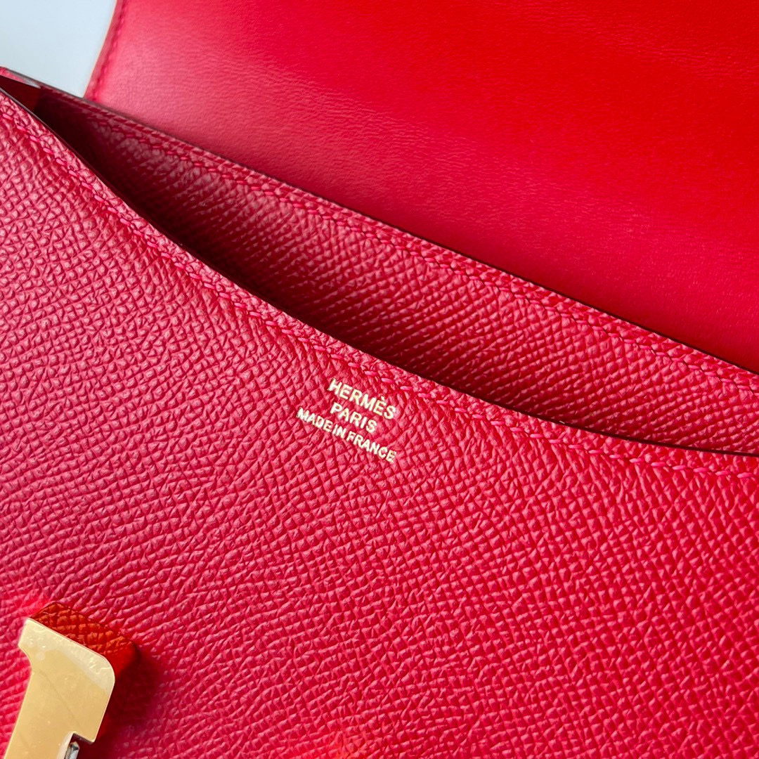 CONSTANCE 18CM EPSOM 镜子款 Q5 ROSE CASAQUE GHW