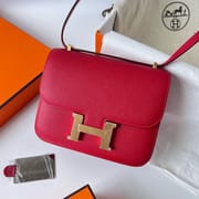 CONSTANCE 18CM EPSOM 镜子款 Q5 ROSE CASAQUE GHW