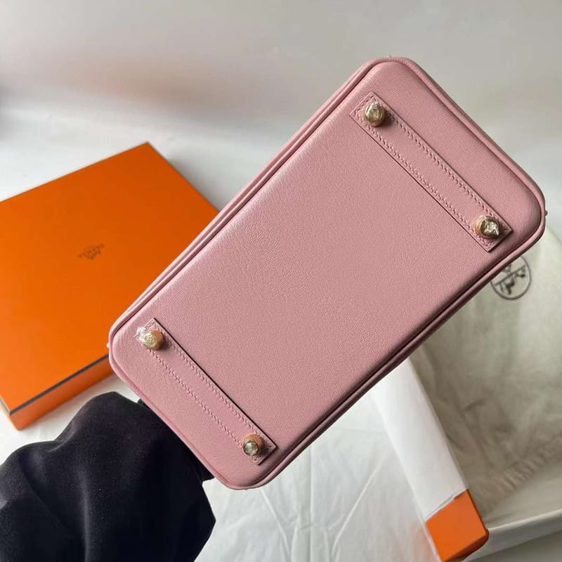 BIRKIN CHEVRE 3Q NEW PINK GOLD HARDWARE 25CM FULL HANDMADE GHW
