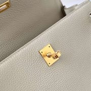 KELLY TOGO CK10 CREAMY WHITE GOLD HARDWARE GHW 25CM FULL HANDMADE