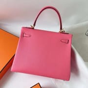 KELLY CHEVER 8W NEW LIPSTICK PINK GOLD HARDWARE GHW 25CM FULL HANDMADE