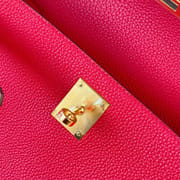 KELLY TOGO S3 BRIGHT RED GOLD HARDWARE GHW 28CM FULL HANDMADE