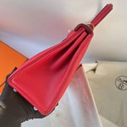 KELLY TOGO S3 BRIGHT RED GOLD HARDWARE GHW 25CM FULL HANDMADE