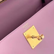 KELLY SWIFT X9 MALLOW PURPLE GOLD HARDWARE GHW 28CM FULL HANDMADE