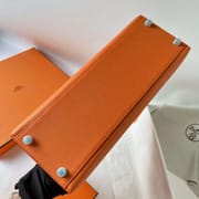 KELLY EPSOM 9J ORANGE GOLD HARDWARE 32CM FULL HANDMADE GHW