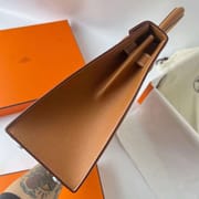KELLY EPSOM CK37 GOLDEN BROWN GOLD HARDWARE GHW 32CM FULL HANDMADE