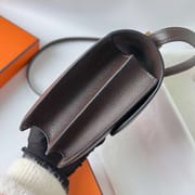 CONSTANCE EPSOM CK47 CHOCOLATE GOLD HARDWARE GHW 18CM FULL HANDMADE