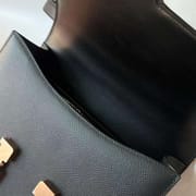 CONSTANCE 24CM EPSOM CK89 BLACK ROSE GOLD HARDWARE FULL HANDMADE RGHW