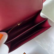 CONSTANCE EPSOM CK55 BROWNISH RED GOLD HARDWARE GHW 24CM FULL HANDMADE