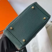 LINDY CLEMENCE 6O CYPRESS GREEN GOLD HARDWARE GHW 20CM FULL HANDMADE