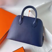 BOLIDE EVERCOLOR CK73 GEM BLUE & I7 AZURE BLUE GOLD HARDWARE GHW 25CM FULL HANDMADE