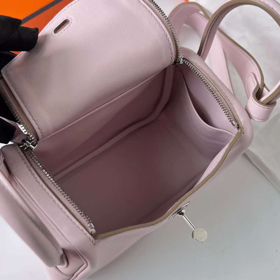 LINDY SWIFT 09 LIGHT PURPLE PINK SILVER HARDWARE 20CM PHW FULL HANDMADE