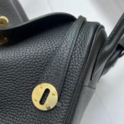 LINDY CLEMENCE CK89 BLACK GOLD HARDWARE GHW 26CM FULL HANDMADE