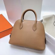 BOLIDE EVERCOLOR 0M KHAKI & X9 MALLOW PURPLE SILVER HARDWARE PHW 25CM FULL HANDMADE