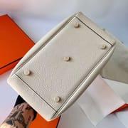 LINDY CLEMENCE CK10 CREAMY WHITE GOLD HARDWARE GHW 26CM FULL HANDMADE