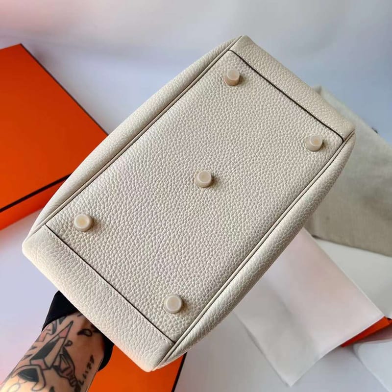 LINDY CLEMENCE CK10 CREAMY WHITE GOLD HARDWARE GHW 26CM FULL HANDMADE
