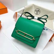 ROULIS EVERCOLOR 6W MINT GREEN LIGHT GOLD HARDWARE 19CM FULL HANDMADE