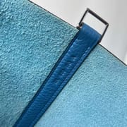 PICOTIN CLEMENCE TC 7Q GREEK BLUE SILVER HARDWARE PHW 22CM FULL HANDMADE
