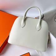 BOLIDE EVERCOLOR 0T MUSHROOM WHITE & 4B KHAKI GOLD HARDWARE GHW 25CM FULL HANDMADE