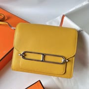 ROULIS EVERCOLOR 9O NAPLES YELLOW SILVER HARDWARE PHW 19CM FULL HANDMADE