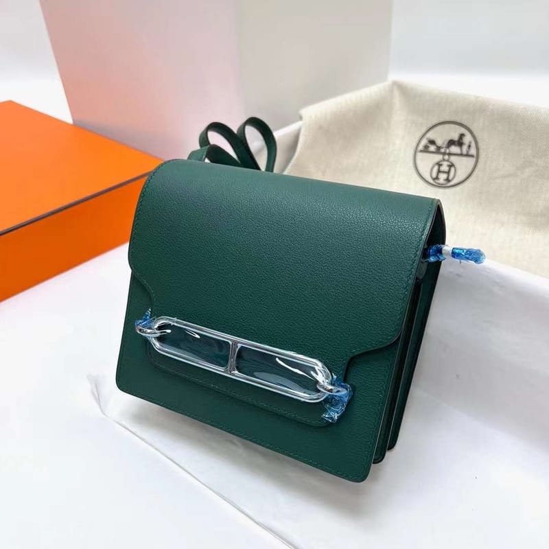 Roulis 18cm Evercolor Z6 Malachite Silver Hardware Phw Full Handmade