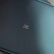 PICOTIN CLEMENCE TC CK75 DENIM BLUE SILVER HARDWARE PHW 22CM FULL HANDMADE